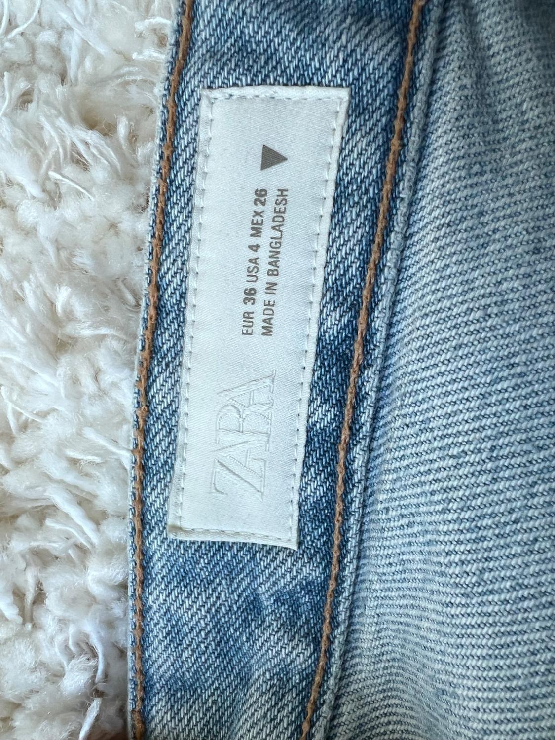 TRF HIGHWAIST WIDE LEG CROSSOVER JEANS - Image 5