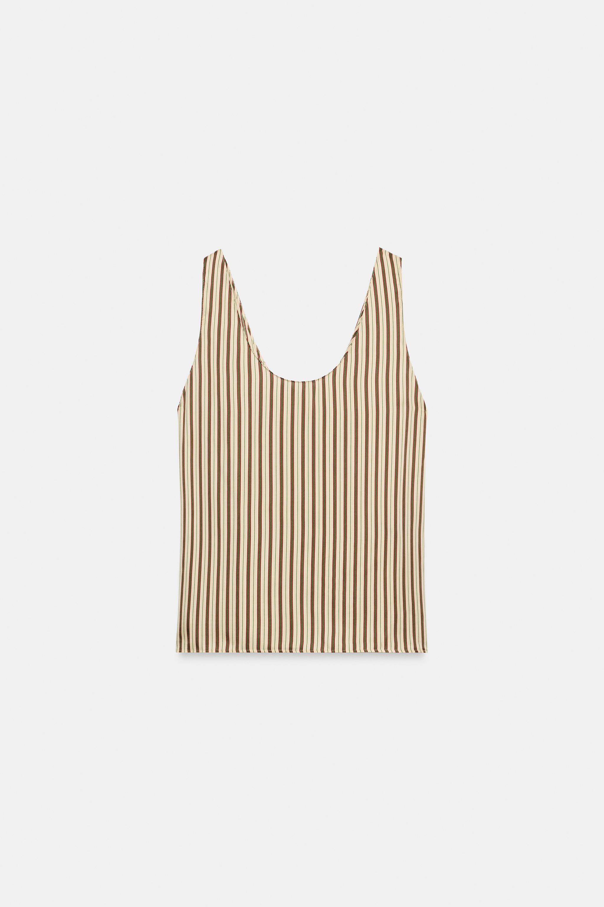 ZW COLLECTION STRIPED TANK TOP