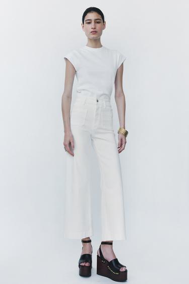 CAMISETA HEAVY COTTON LAVADA - Blanco de Zara - Imagen 0