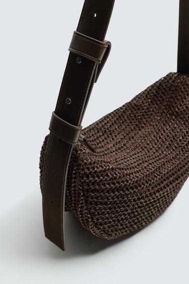 SAC PORTÉ ÉPAULE TRESSÉ - Marron de Zara - Image 2