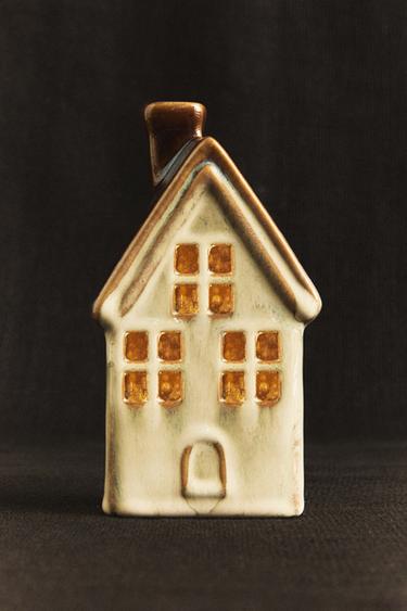 DÉCO PORCELAINE MAISON LUMIÈRE NOËL - Marron de Zara - Image 4