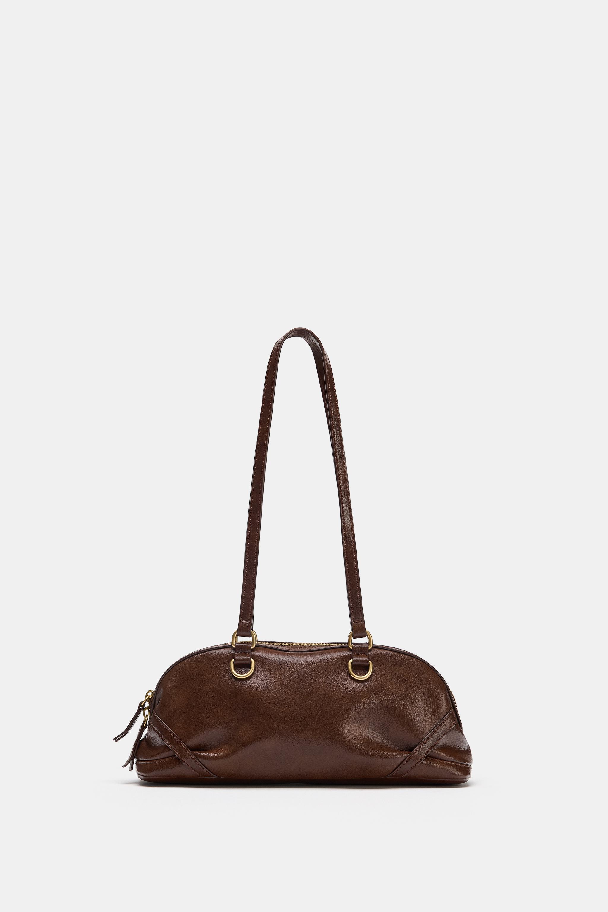 RING-DETAIL SHOULDER BAG