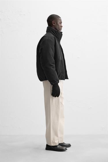 PUFFER TECHNICAL JACKET - Black by Zara - Image 3