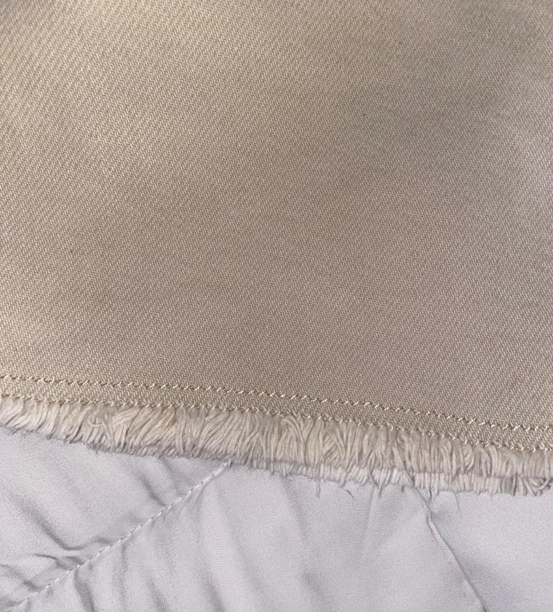 GARMENT DYED ELASTICIZED DENIM SHORTS - Image 3
