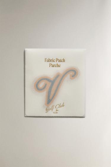 ÉCUSSON LETTRE V EN COTON - Multicolore de Zara - Image 3