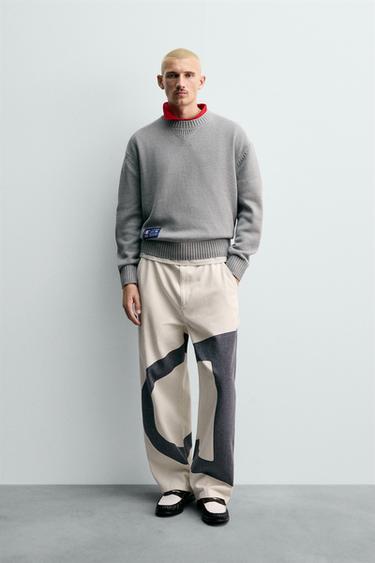 PANTALÓN LOGO CONTRASTE CHAMPION ® X ZARA - Crudo de Zara - Imagen 0