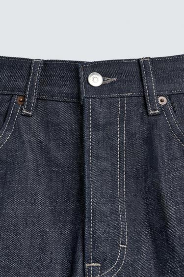 JEANS BALLOON FIT - Bleu marine / Blanc de Zara - Image 8