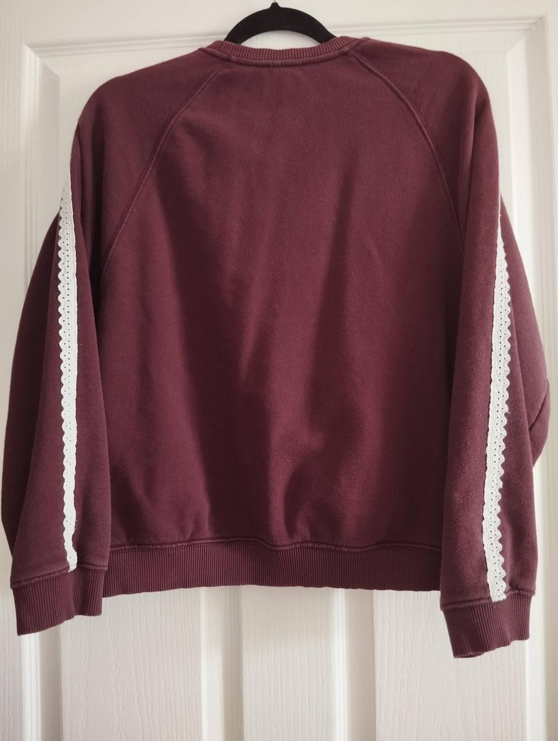 LACE PLUSH SWEATSHIRT - Image 2