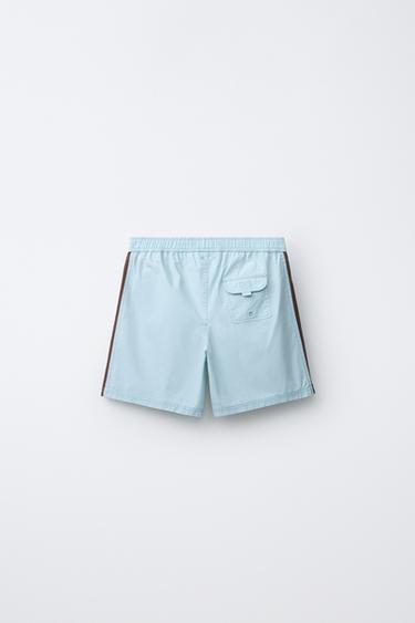 4-6 ANS/ SHORT DE BAIN COLOR BLOCK PUKAS SURF - Bleu de Zara - Image 1