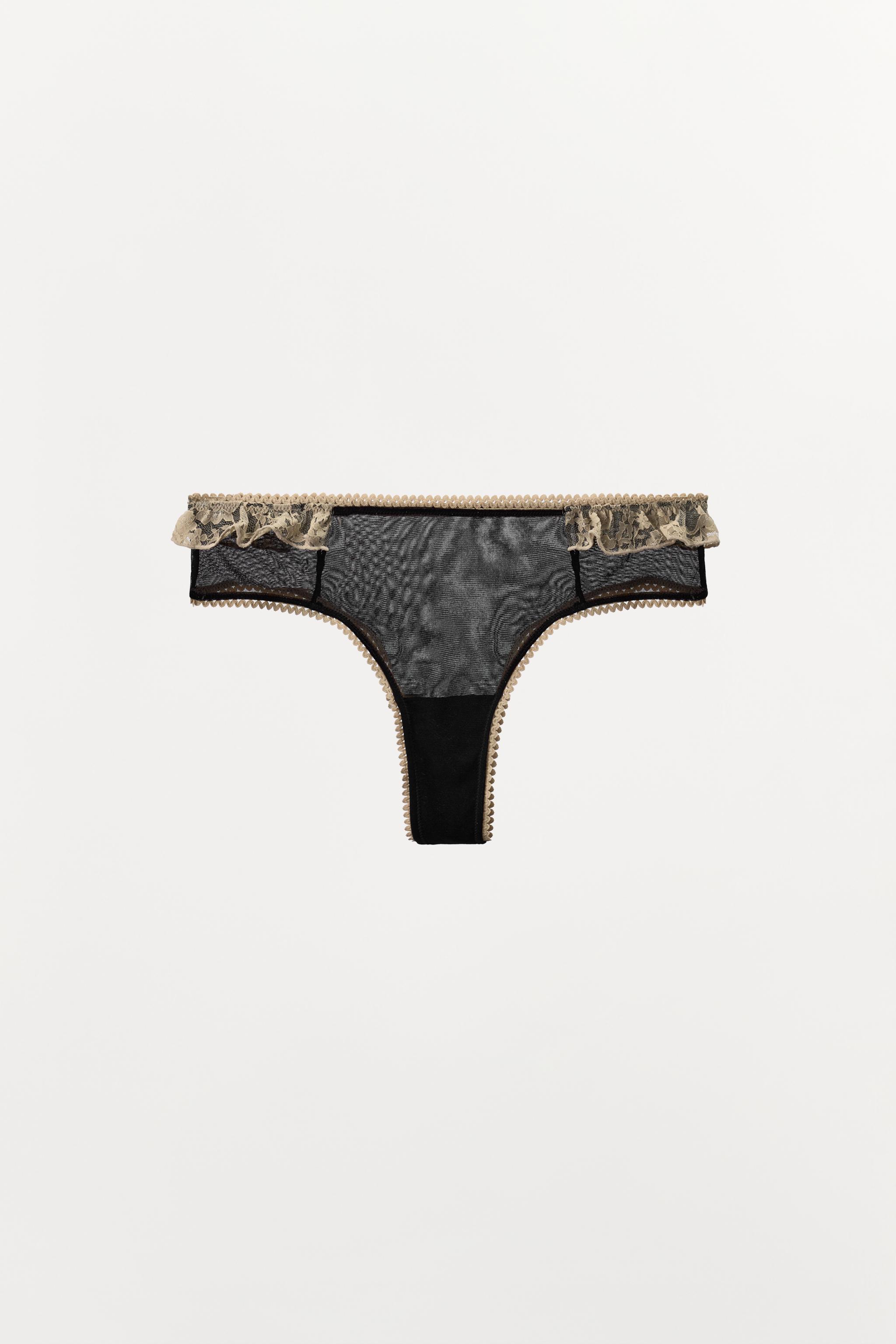 CULOTTE MESH DENTELLE