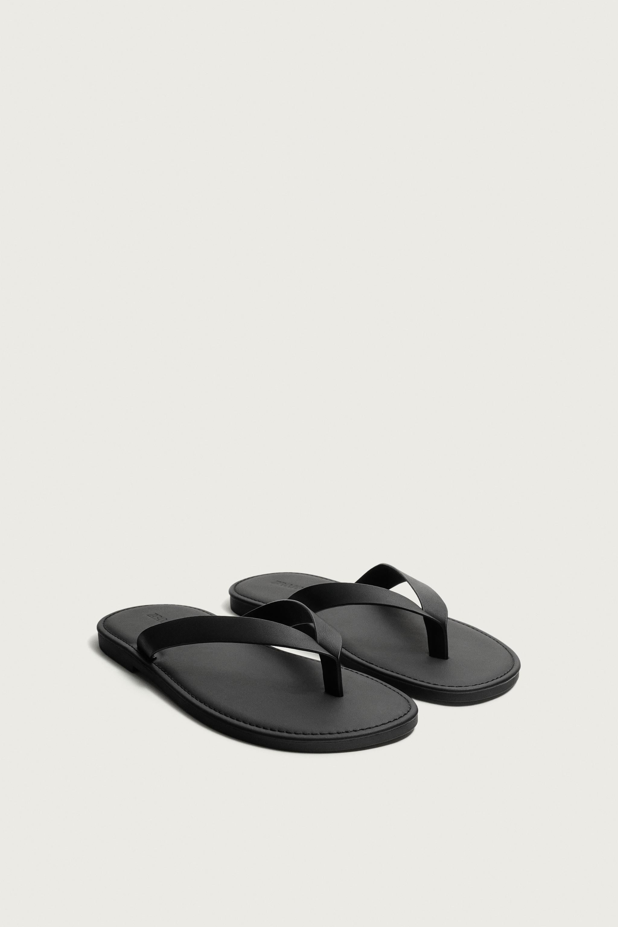 STRAPPY SANDALS — Black