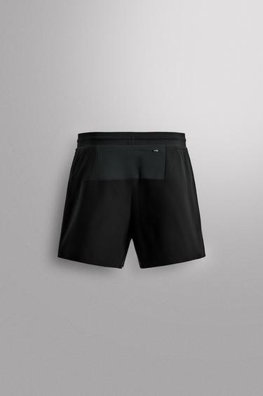 SHORT DE RUNNING COLOR BLOCK 5" - Noir de Zara - Image 8