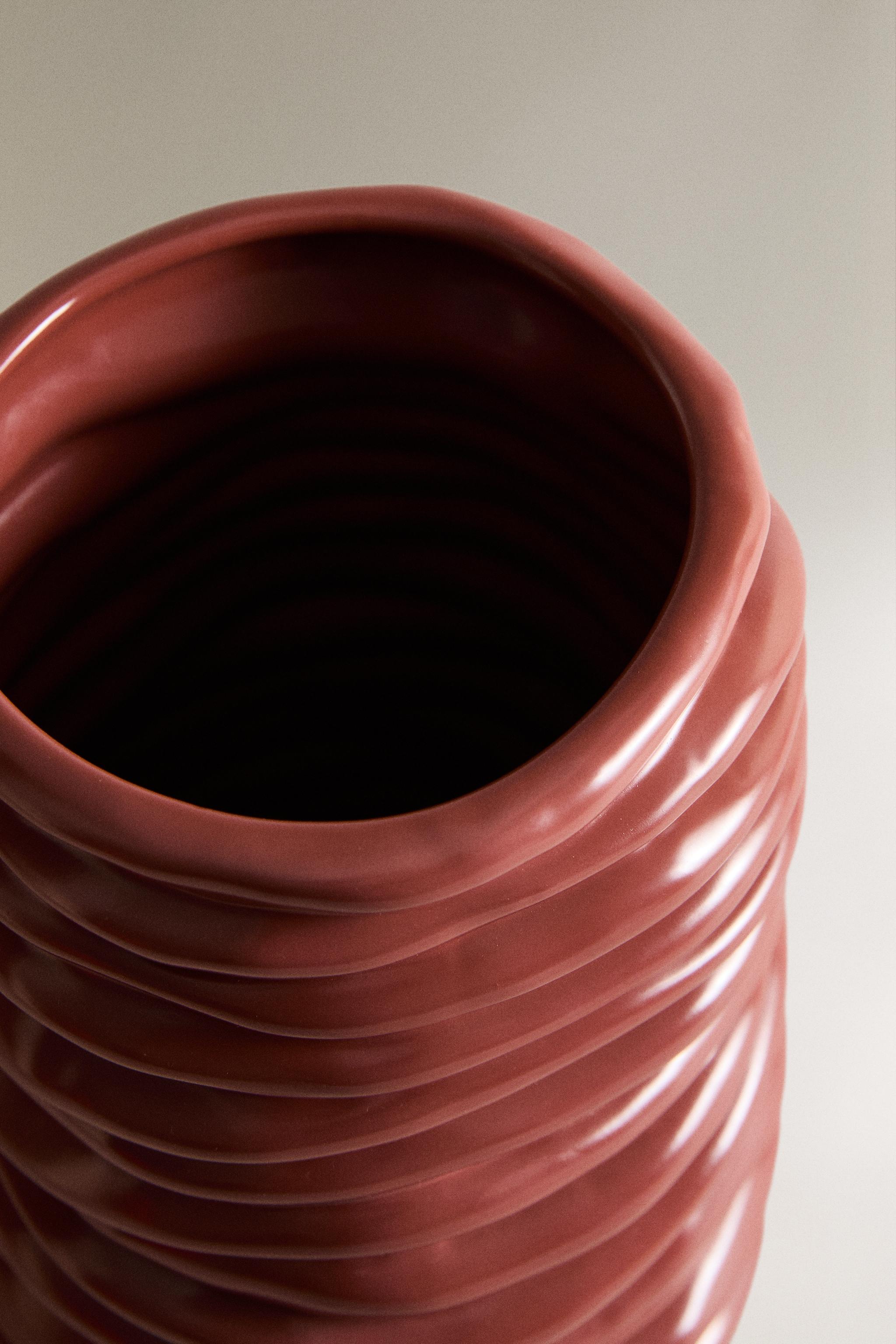 VASE CÉRAMIQUE ONDULÉ X COLLAGERIE