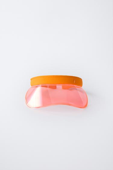 Zara CLEAR VISOR - Neon orange