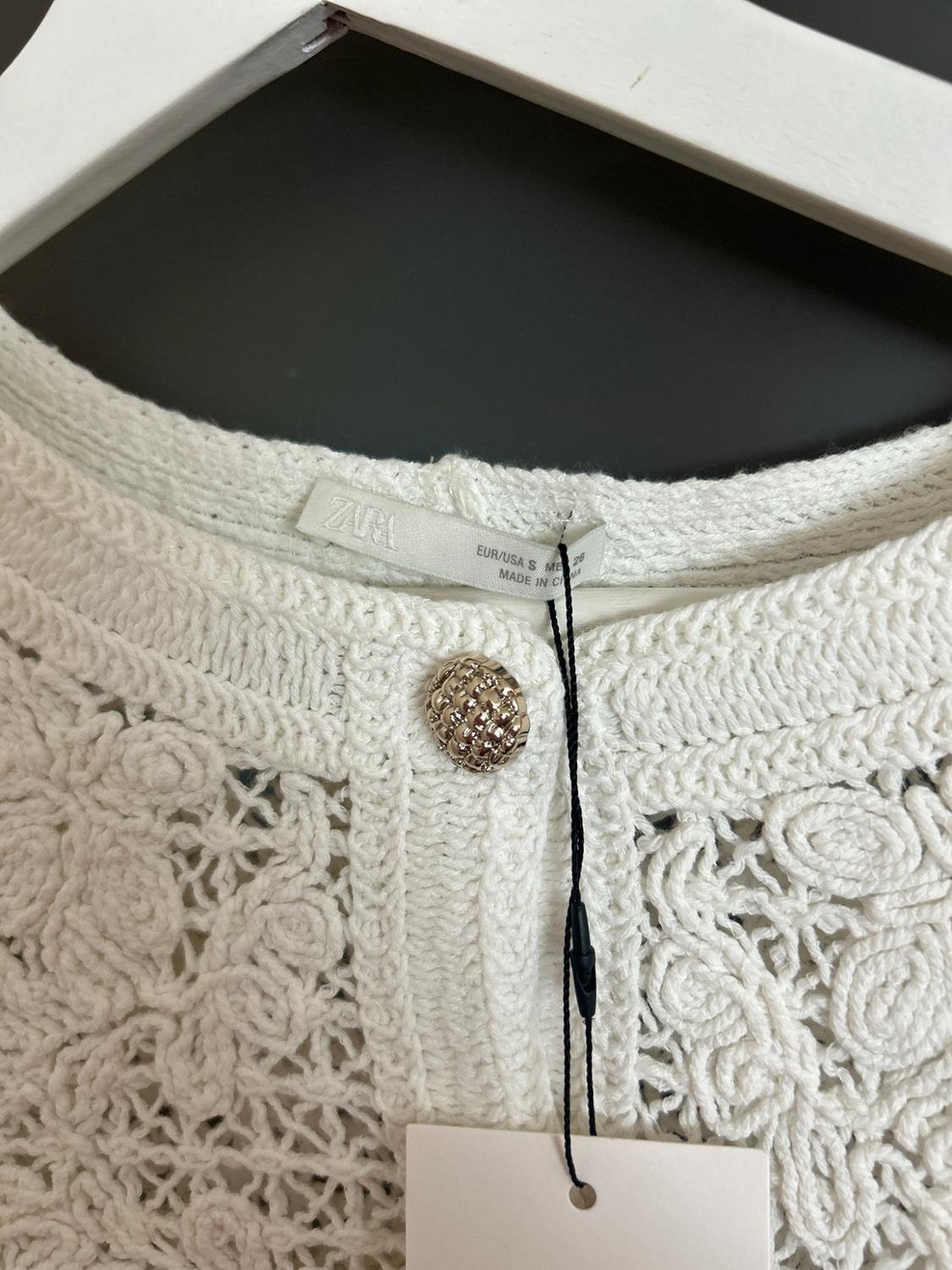 CROCHET JACKET WITH BUTTONS - Image 7