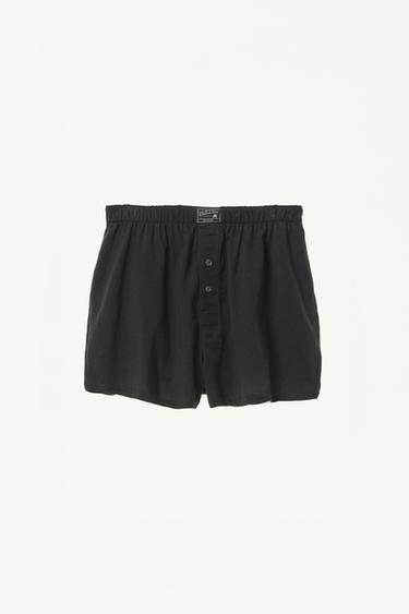 KATOENEN BOXERSHORT WILLY CHAVARRIA X ZARA - Zwart van Zara
