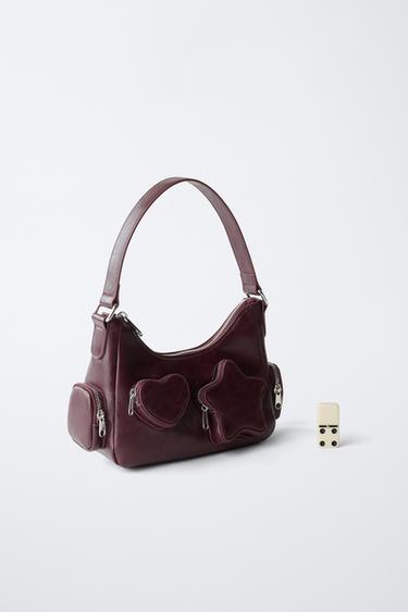 SAC ÉPAULE POCHES - Bordeaux de Zara - Image 6