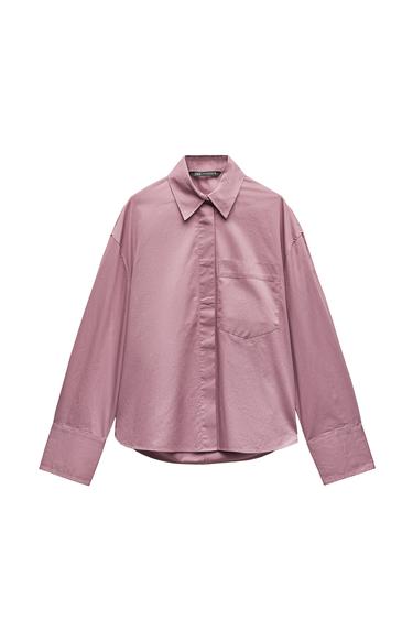 GABARDINE SHIRT WITH POCKET
