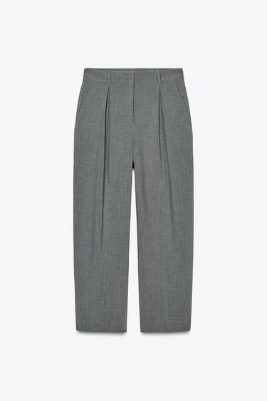 CHINOHOSE MIT BUNDFALTEN - Grau von Zara - Bild 0