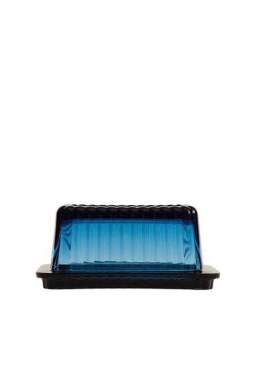 BUTTERDOSE AUS GLAS - Blau von Zara