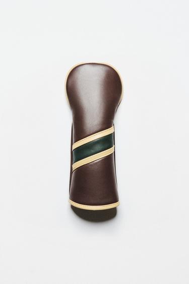 HOUSSE CLUB DE GOLF CUIR HYBRIDE - Marron / Vert de Zara - Image 4