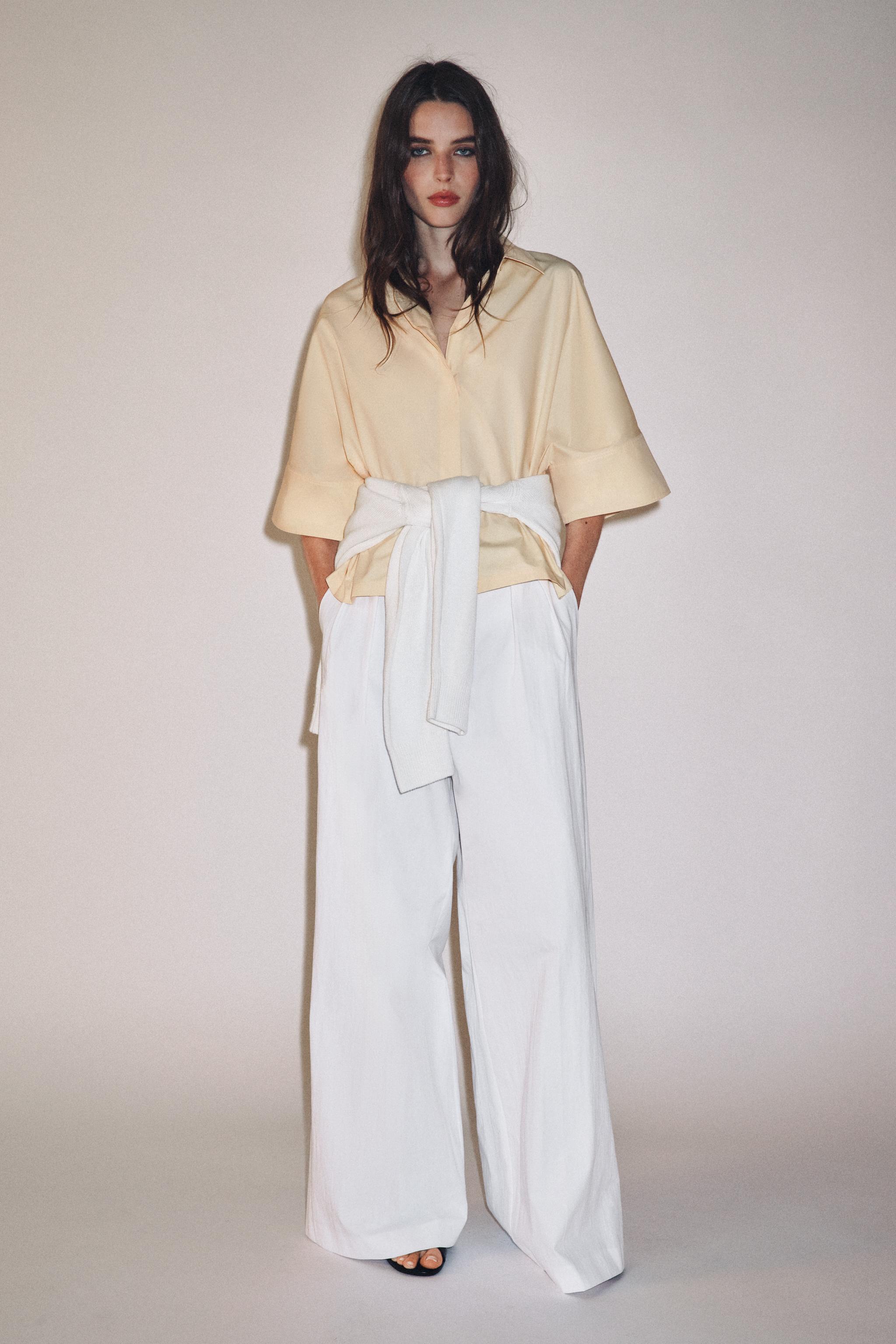 ワンピース Off-White OVERSIZED POPLIN SHIRT (OWDG009 S25FAB0010110) Off-white Women's Oversized Poplin Shirt | Size 42 | Owdg009