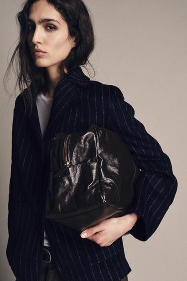 BLAZER AVEC LAINE ZW COLLECTION - rayures de Zara - Image 7