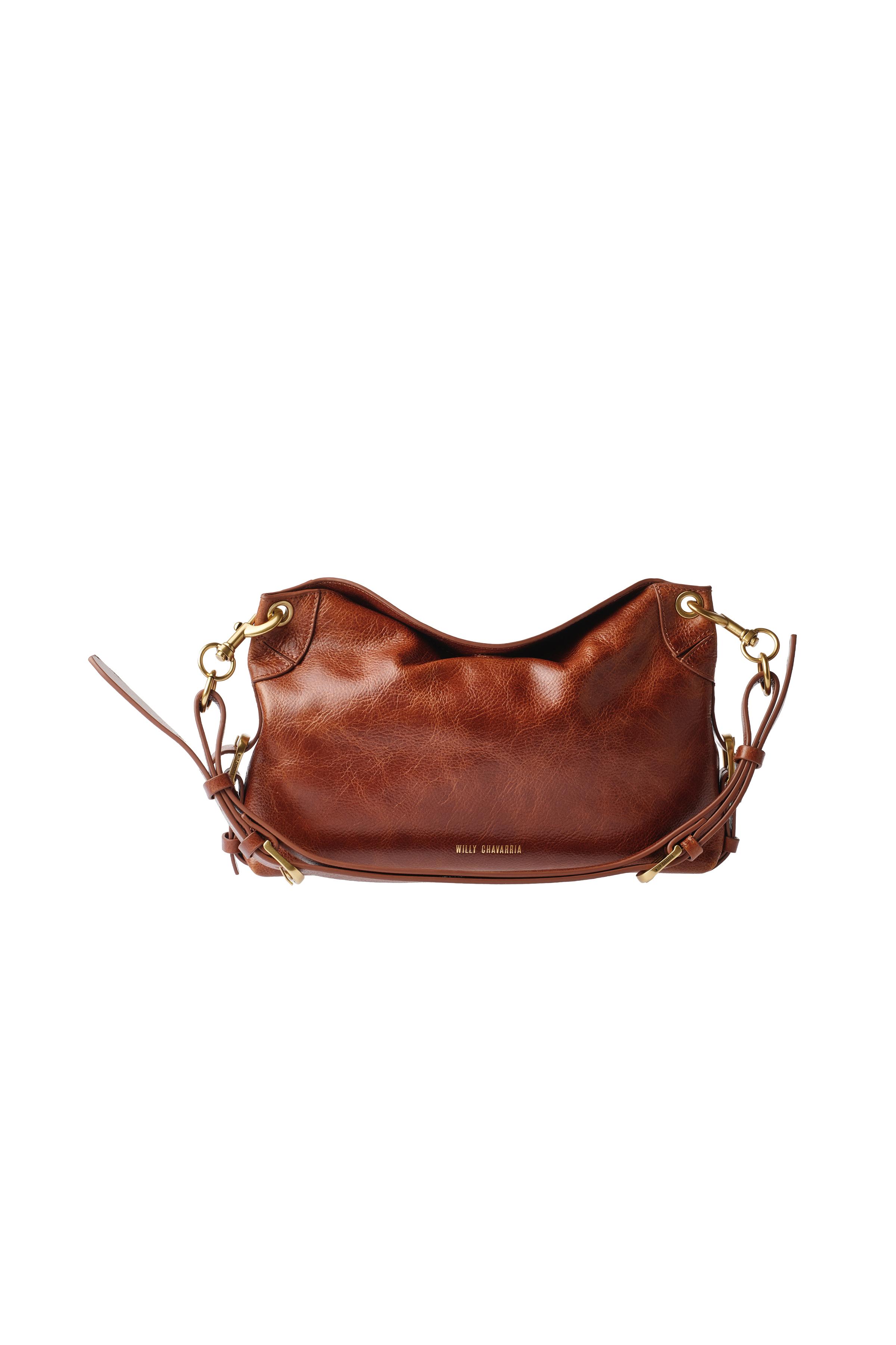WILLY CHAVARRIA X ZARA LEATHER SHOULDER BAG - Dark tan | ZARA ZARA WILLY CHAVARRIA レザークラッチバッグ