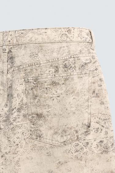 ABSTRACT PRINT BAGGY FIT TROUSERS - Printed by Zara - Image 9