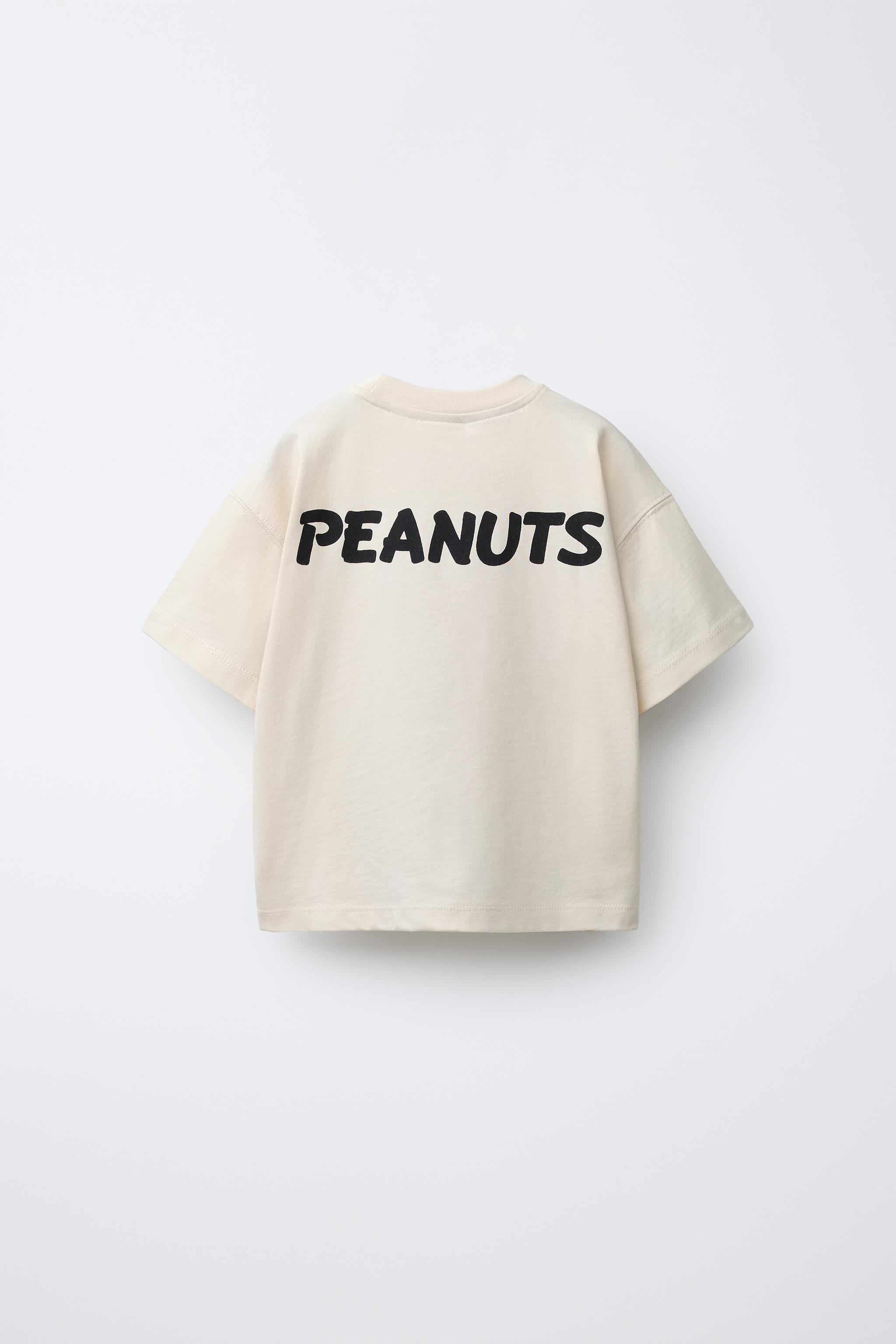 SNOOPY PEANUTS™ PATCH T-SHIRT - Ecru | ZARA South Africa