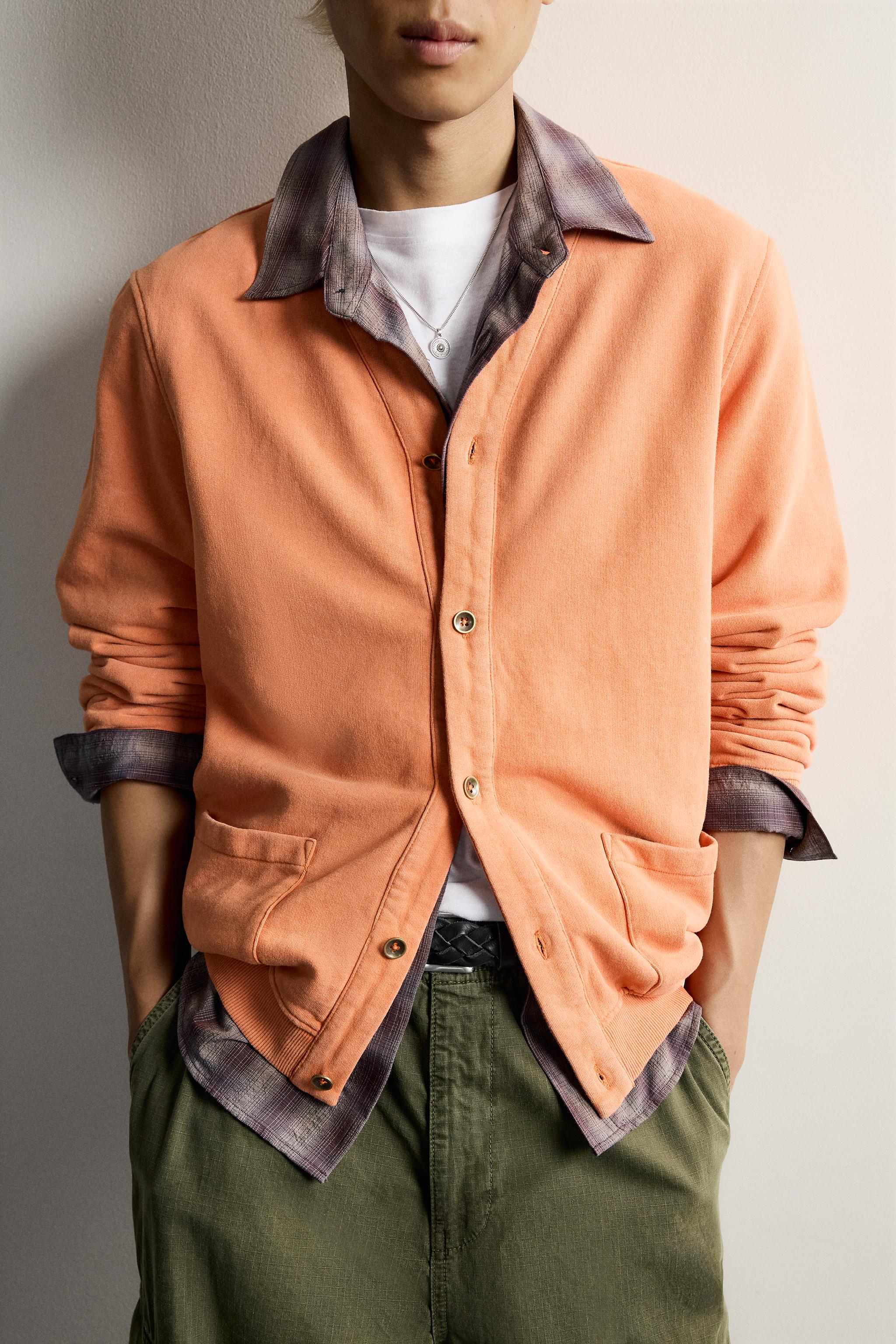 WASHED RELAXED FIT CARDIGAN