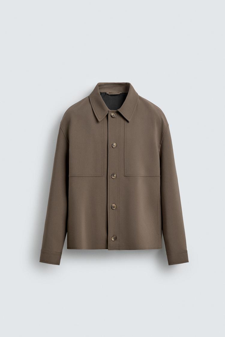 ZARA BOXY FIT OVERSHIRT