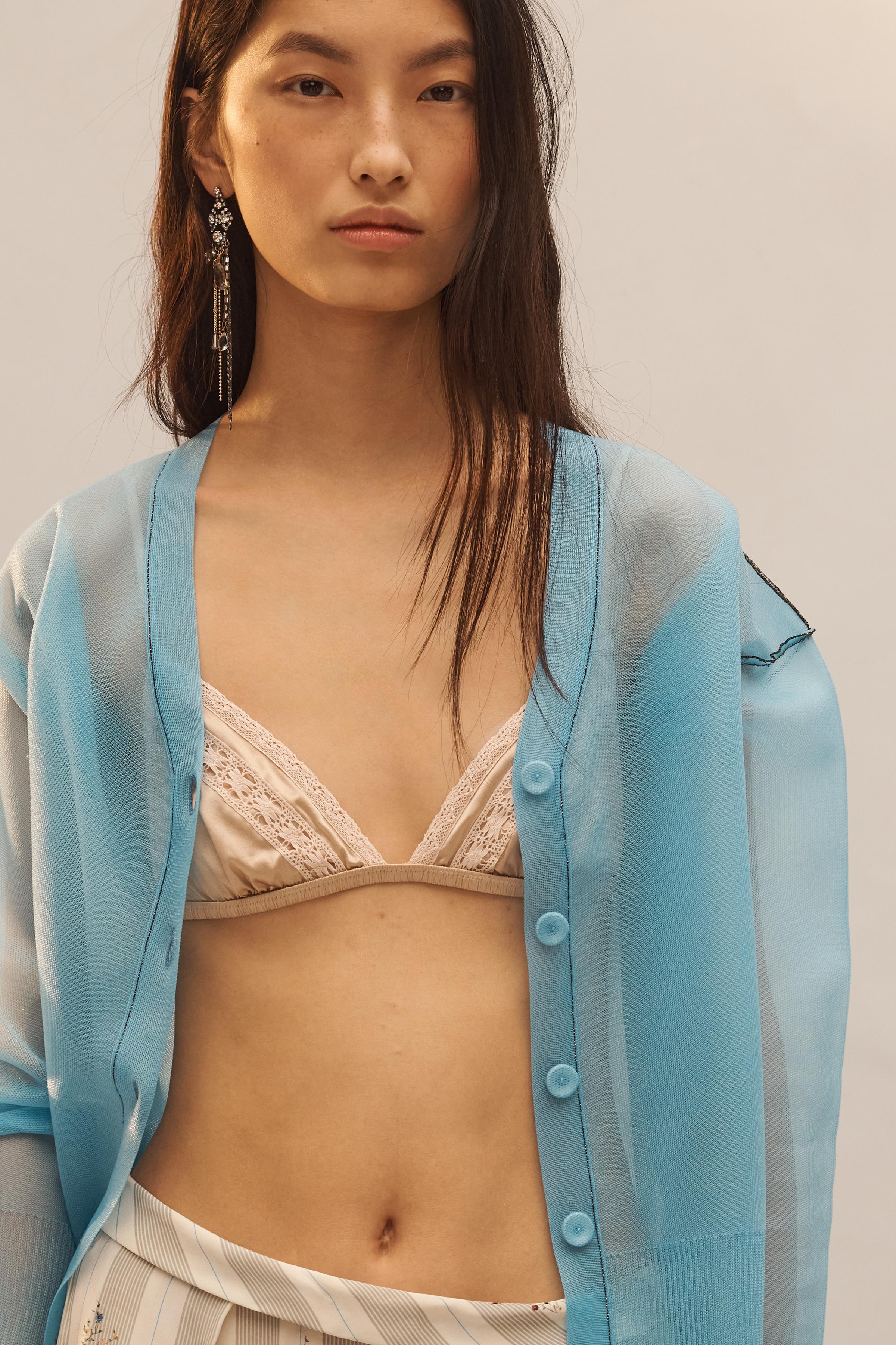 LIMITED EDITION SILK LACE BRA