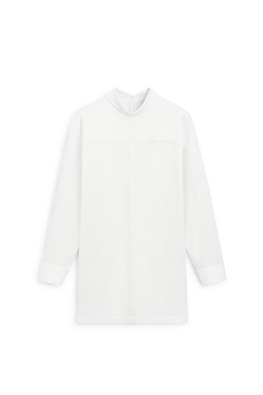 High neck zipper blouse - LIMITED EDITION — White 2