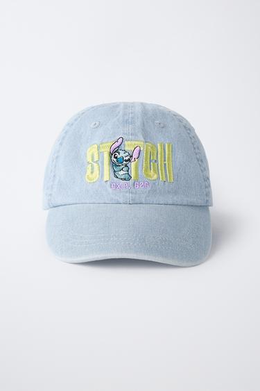 LILO & STITCH © DISNEY EMBROIDERED DENIM CAP - Light blue by Zara - Image 3