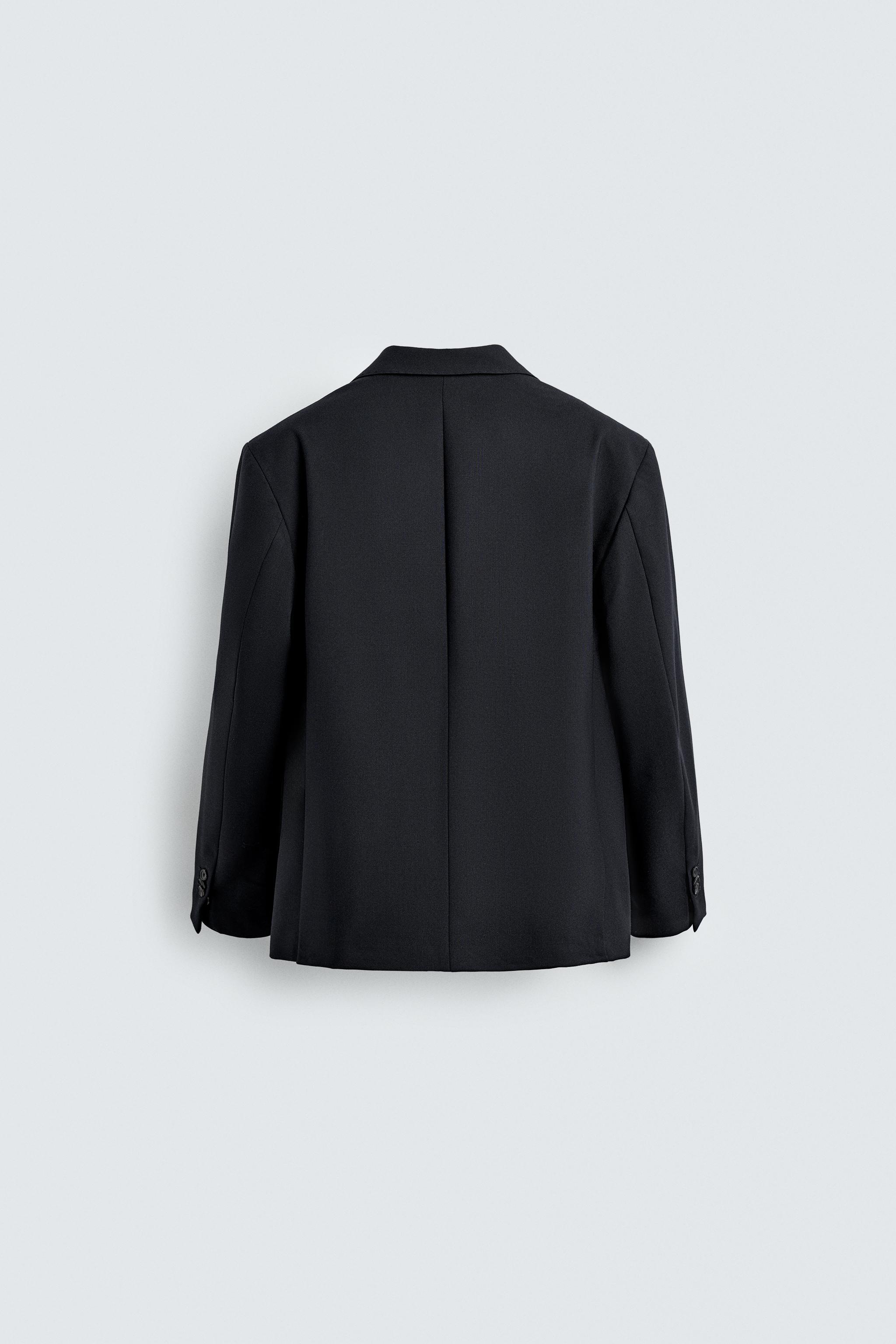 ウール100% スーツブレザー - ネイビーブルー | ZARA Japan / 日本