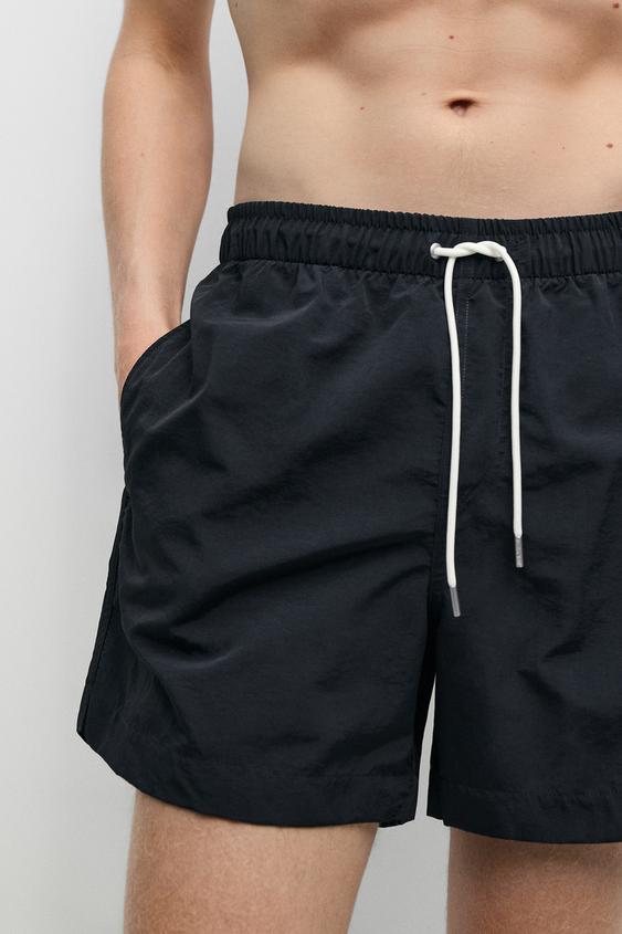 Solid Swim Trunks from Zara - $90