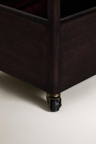 WOODEN STORAGE UNIT - Dark brown de Zara - Image 2