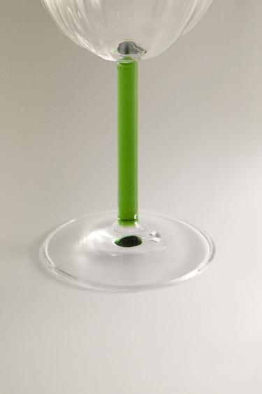 VERRE BOROSILICATE TIGE COULORÉE - Vert de Zara - Image 3