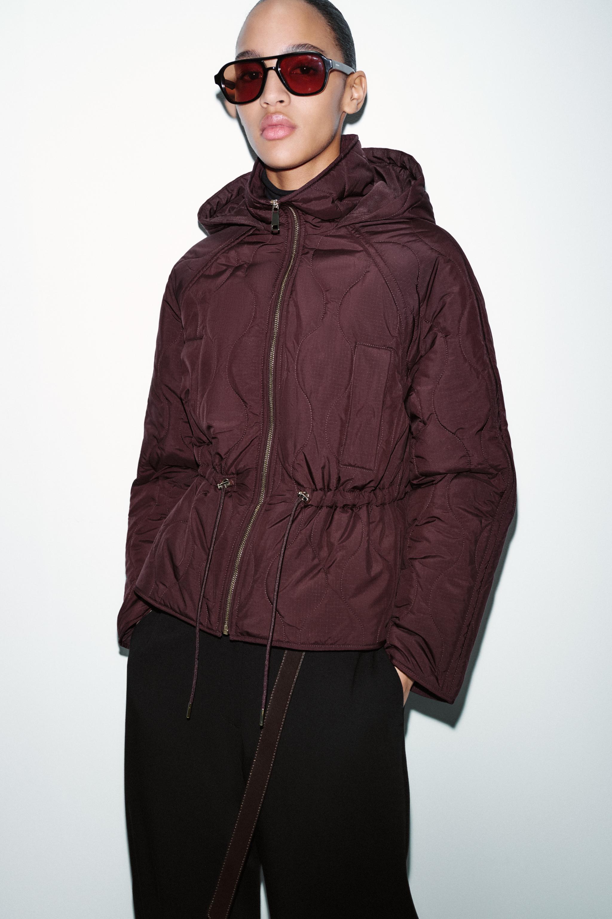 BLOUSON REMBOURRÉ À CAPUCHE