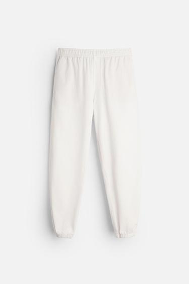 PANTALÓN JOGGER HEAVY WEIGHT - Blanco roto de Zara