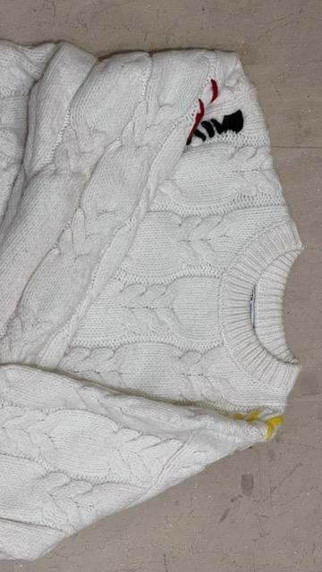 CONTRAST CABLE-KNIT SWEATER - Image 3