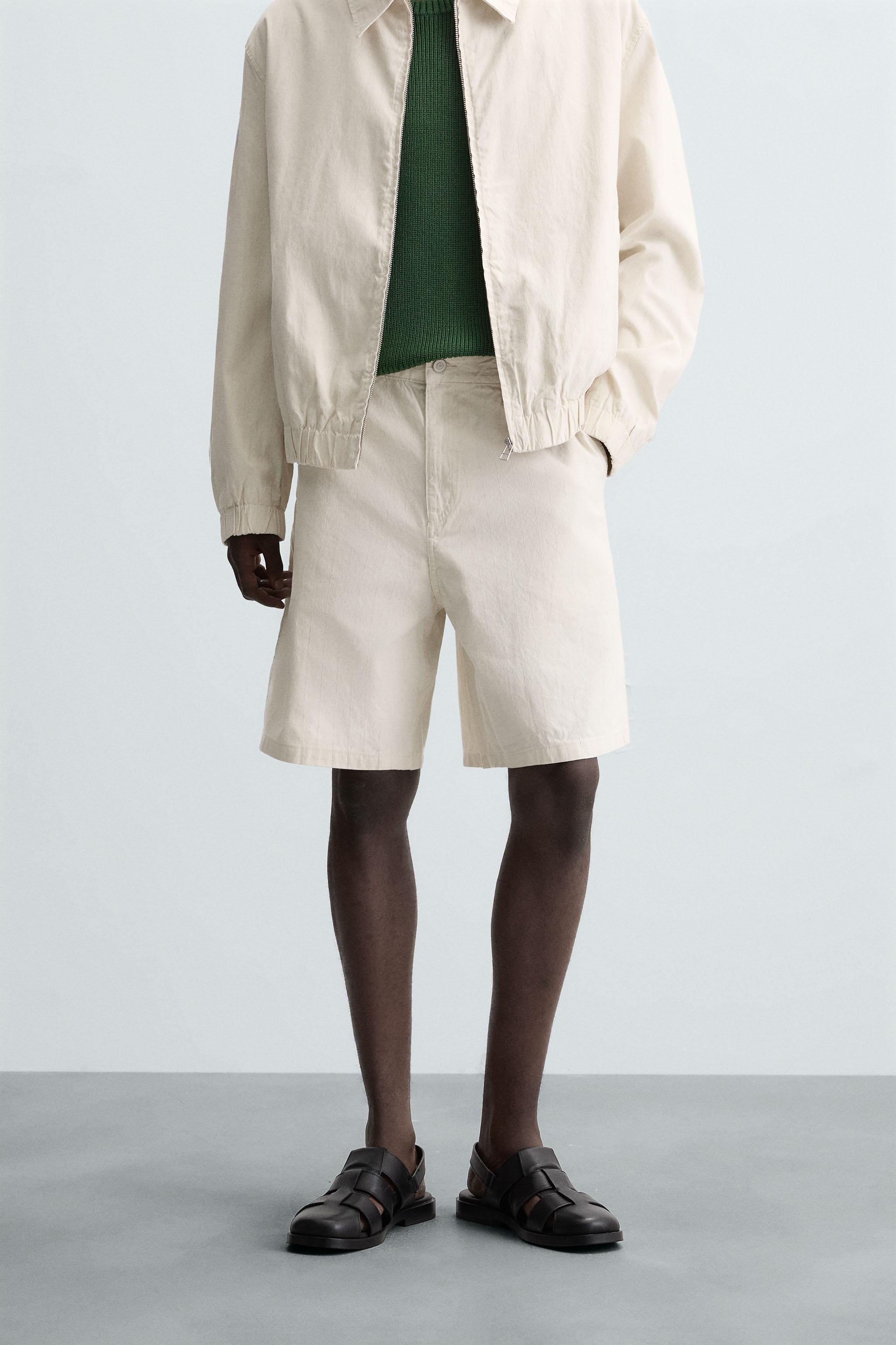 BERMUDA REGULAR FIT RAYURES