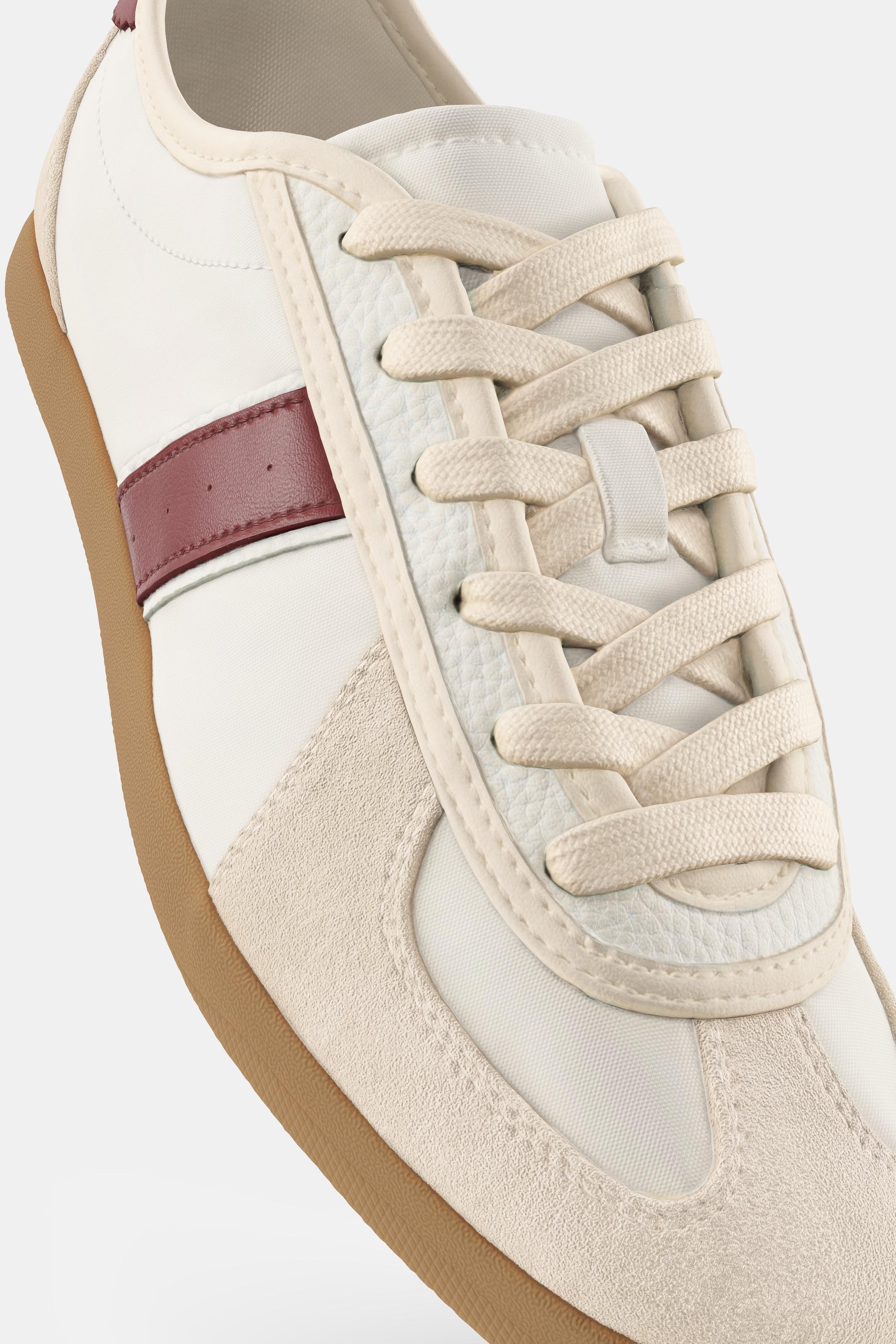 Zara ATHLETIC SNEAKERS - Burgundy Red
