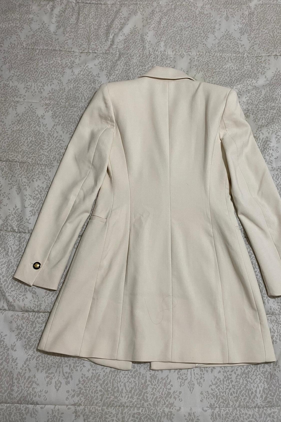 LONG BLAZER WITH SHOULDER PADS - Image 2