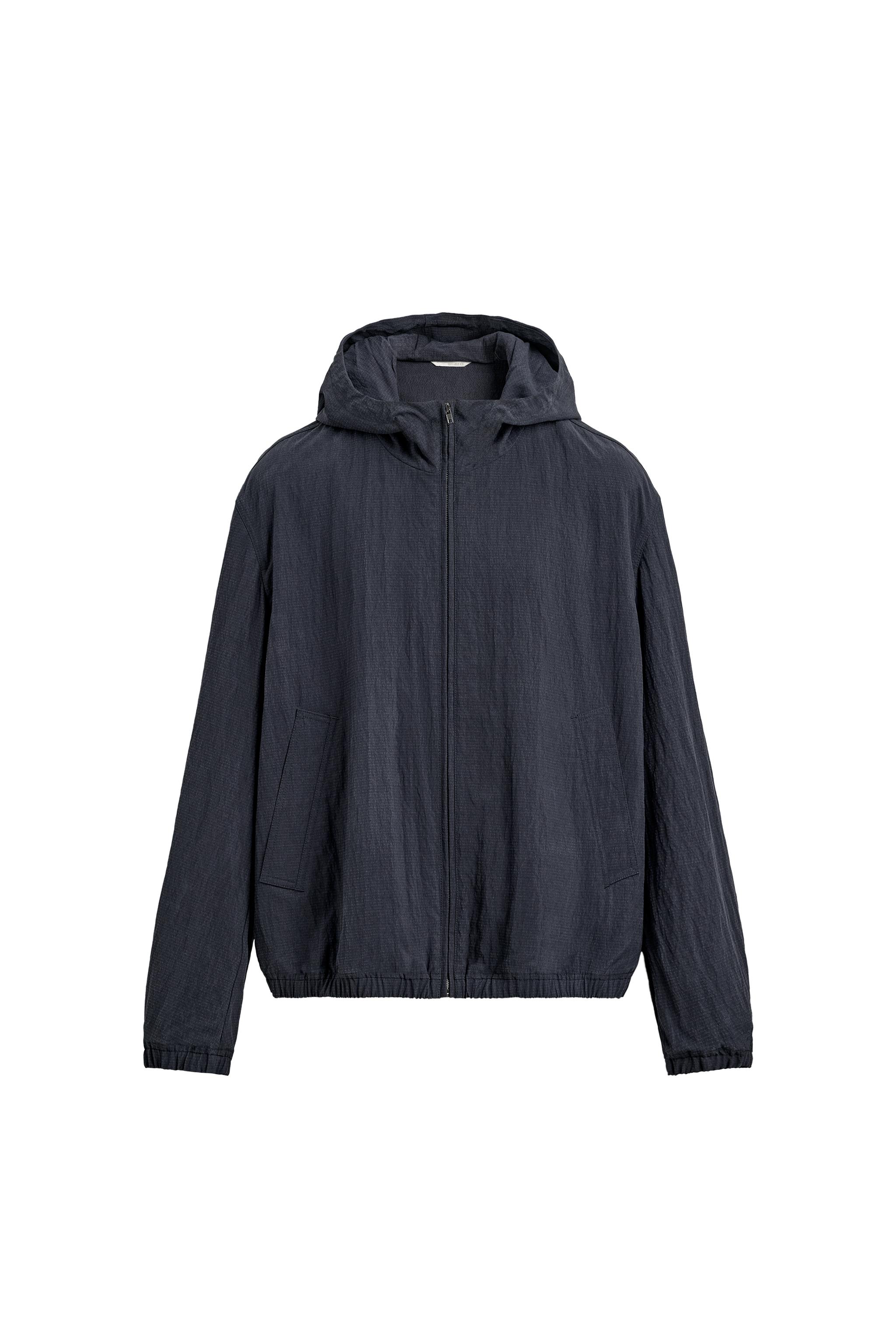 san　ブルゾン LIGHTWEIGHT TECHNICAL JACKET - Blue | ZARA United States