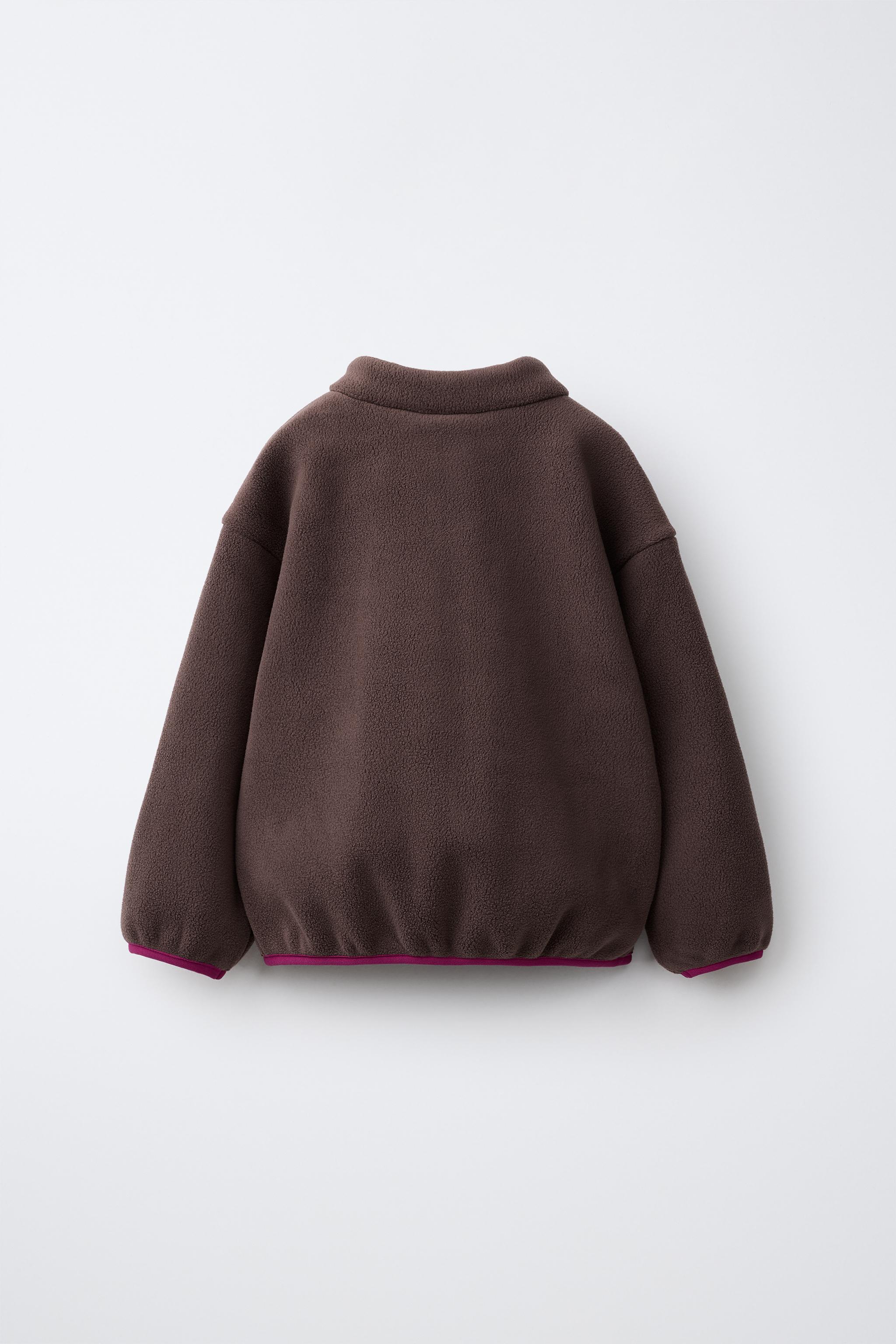 EMBROIDERED FLEECE SWEATSHIRT