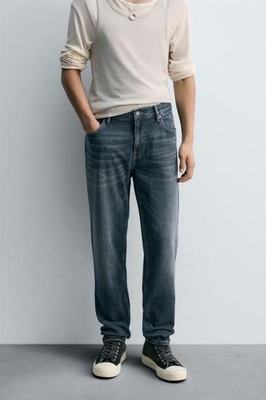 JEANS SLIM FIT - Azul de Zara
