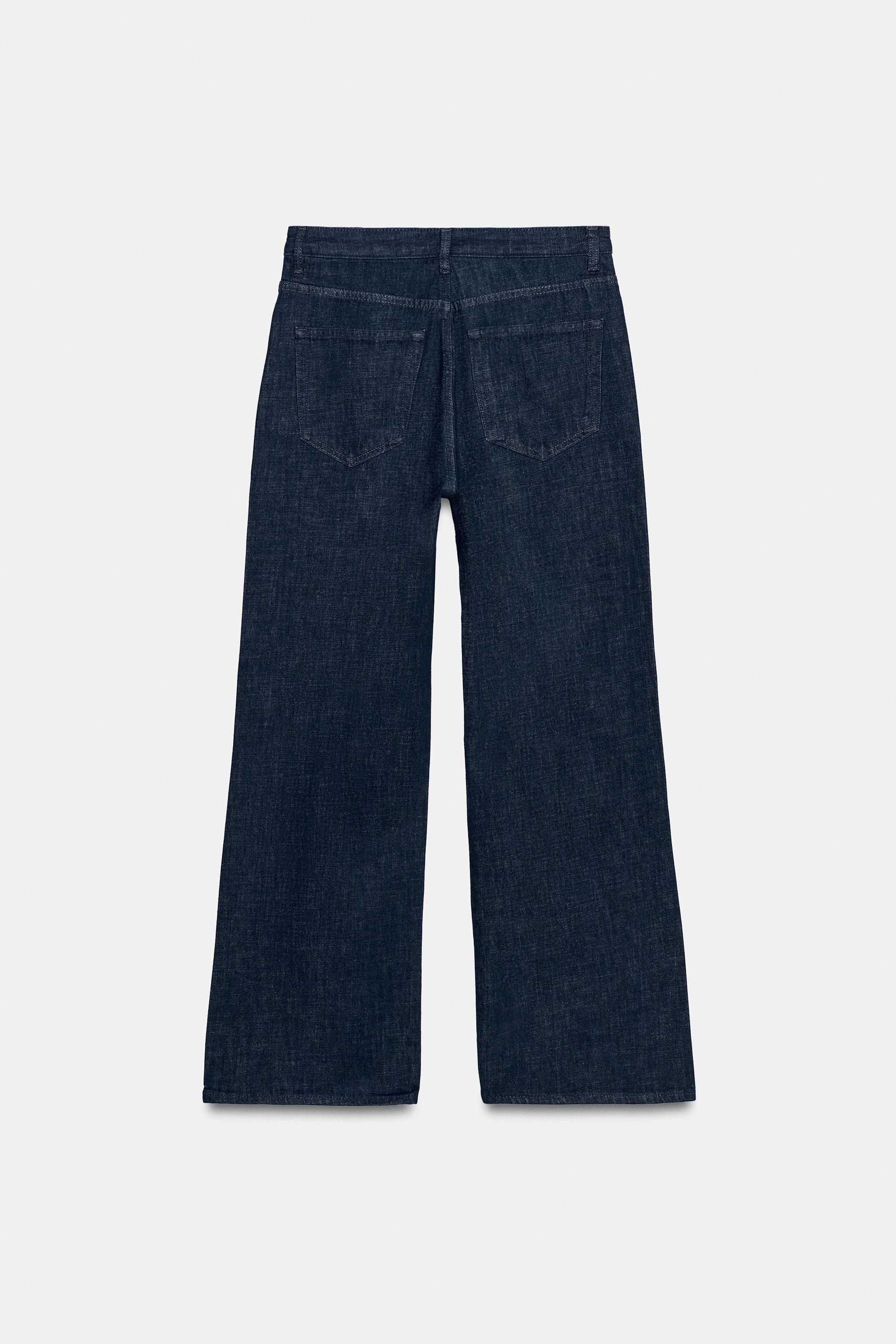 ZW COLLECTION HIGH-RISE STRAIGHT FIT JEANS