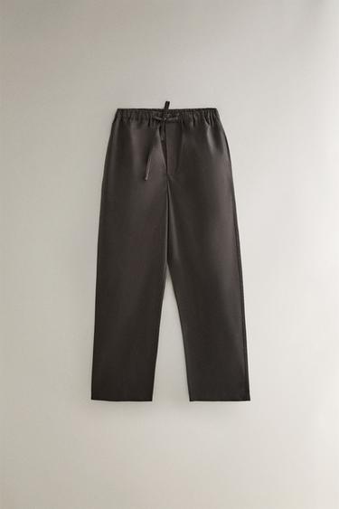Zara LONG TROUSERS - Dark gray - Image 0